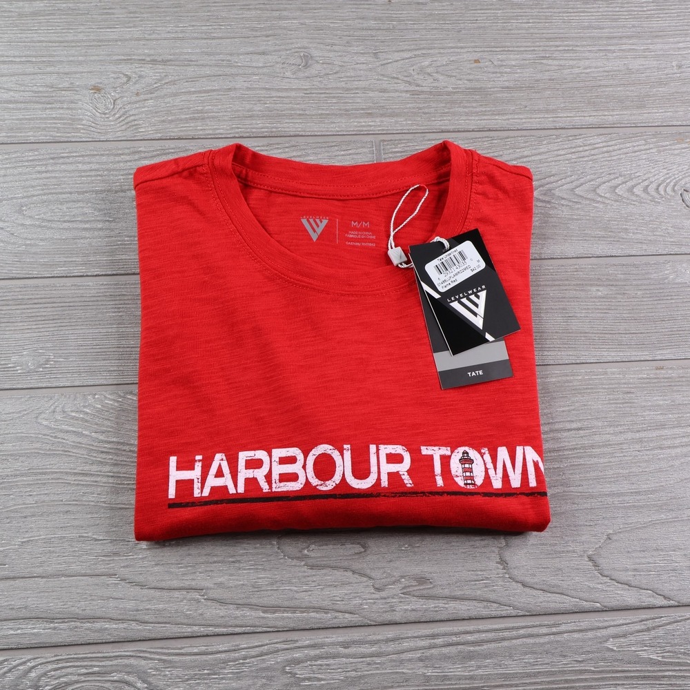 NEW Levelwear Harbour Town Golf Links T-Shirt Men's Medium Sea Pines Resort NWT